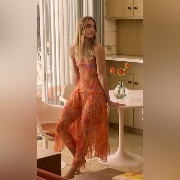 Free People Dresses & Skirts - Free People Intimately Step Out Midi Slip